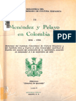 Epistolario de Menéndez Pelayo Con Corresponsales Colombianos