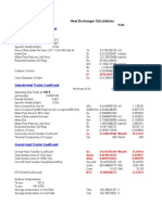 Heat Exchanger Calculations: Inside Heat Trasfer Coefficient