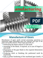 Gear Manufacturing Process With Questions