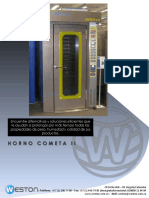 Ficha Técnica Horno Cometa 2