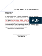 Acta de Asamblea para Liquidacion de Una CA.