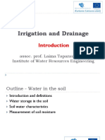 Irrigation and Drainage