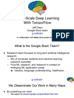 Large-Scale Deep Learning With Tensorflow: Jeff Dean Google Brain Team