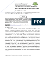 Comparative Study of Various Synthesis Method of 7-Hydroxy-4-Methyl Coumarinsvia Pechmann Reaction