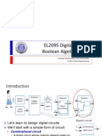 EL2095 Digital System Boolean Algebra (CH2) : Sekolah Teknik Elektro Dan Informatika Institut Teknologi Bandung