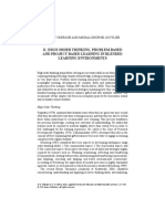 High Order Thinking, Problem Based and Project Based Learning in Blended Learning Environments