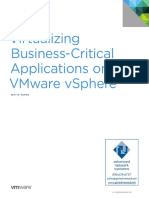 Virtualizing Business Critical Applications