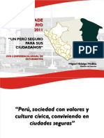 Orden Interno, Orden Publico, Seguridad Ciuidadana