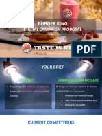 Burgerking Digital Campaign Proposal