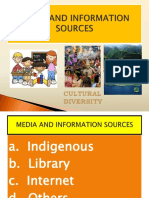 Media and Information Sources