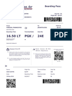 16.50 LT PGK / - 24E: Boarding Pass