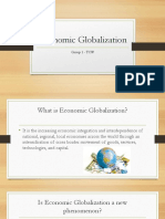 Economic Globalization TCW1