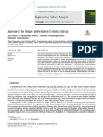 Analysis of The Fatigue Performance of Elastic Rail Clip