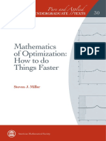 Miller S J - Mathematics of Optimization Pure and Applied Undergraduate Texts - 2017