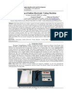 Prototyping of Indian Electronic Voting Machine: Tushar Puri Jaspreet Singh Hemant Kaushal