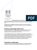 The Dead Weight Safety Valve Consists of A Valve