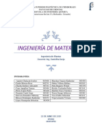 Ingeniería de Materiales.