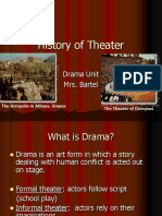 History of Theater