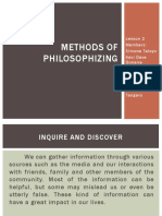 Methods of Philosophizing