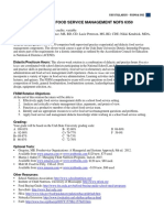 Syllabus - FSSM and SNE