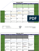 2019 School Calendar