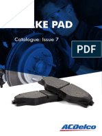 Acdelco Catalogue Disc Brake Pads