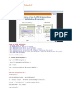 Steps of AJAX Operation