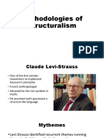 Methodologies of Structuralism