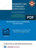 Incremento Del Patrimonio Tecnologico