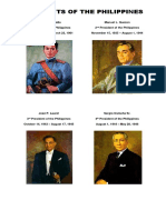 Presidents of The Philippines: ST ND