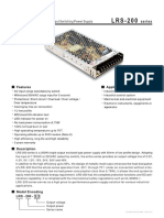 200W Single Output Switching Power Supply: Series