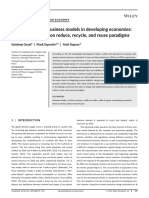 Circular Economy Business Models in Developing Economies