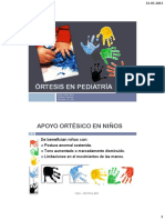 Ortesis en Pediatria 2011