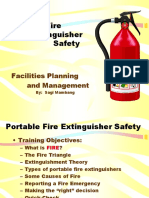 Portable Fire Extinguisher Safety: Facilities Planning and Management