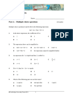 Gold7trp Test ch5 Algebra