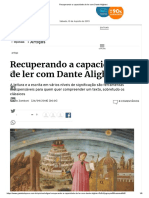 Recuperando A Capacidade de Ler Com Dante Alighieri