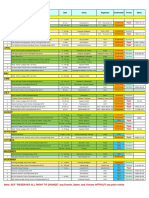 SCF Events Scheduled Calendar 2019 PDF