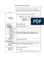 Lesson Guide in Earth and Life Science I. Objectives