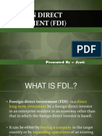 Foreign Direct Investment