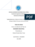 Sistema de Control de Almacenamiento de Materia Prima