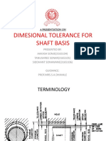 Dimension Tolerance For Shaft Basis