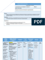 Planeación Didáctica Unidad 2 - Sistemas de Información