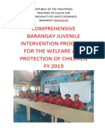 Resolution Approving The Three Years Barangay Comprehensive Juvenile Justice Intervention Program 2019-2021