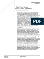 Patient Data Module Service Tool License Agreements: Sun Microsystems, Inc