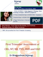 First Trimester Screening B Bhagyashree Bhijjaragi