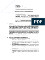 Dda Impugnacion de Paternidad Contra Abuelos