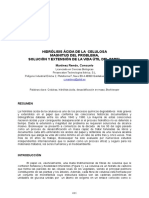 Hidrólisis Ácida de La Celulosa Magnitud Del Problema, Solución y Extensión de La Vida Útil Del Papel PDF