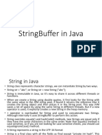 Stringbuffer in Java