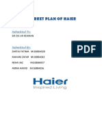 Market Plan of Haier