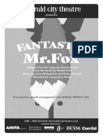 Fantastic MR - Fox Playbill PDF